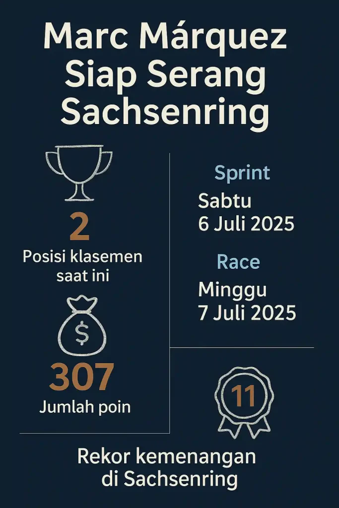 data Marc Márquez jelang MotoGP 2025


