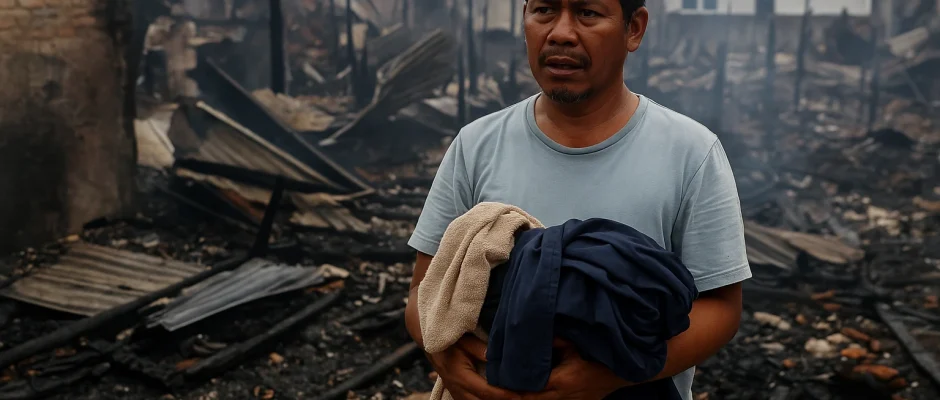 Kebakaran hebat melanda kawasan Kwitang, Jakarta Pusat. Warga hanya sempat selamatkan baju di jemuran. Apa penyebab kebakaran dan bagaimana kondisi terkini?