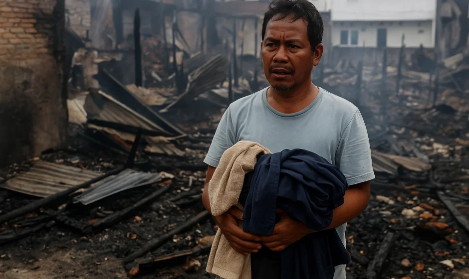 Kebakaran hebat melanda kawasan Kwitang, Jakarta Pusat. Warga hanya sempat selamatkan baju di jemuran. Apa penyebab kebakaran dan bagaimana kondisi terkini?