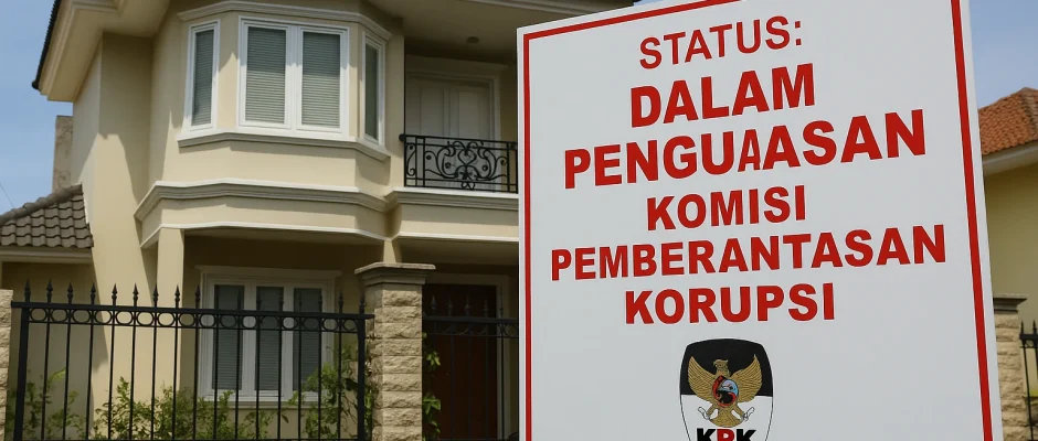 KPK Sita Rumah Rp 1,3 Miliar