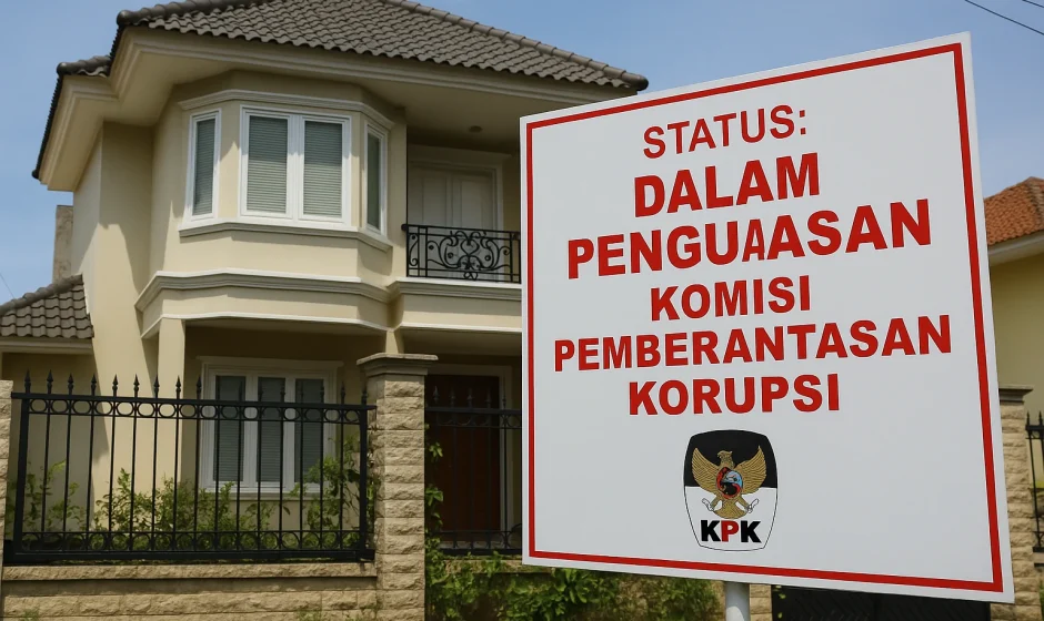 KPK Sita Rumah Rp 1,3 Miliar