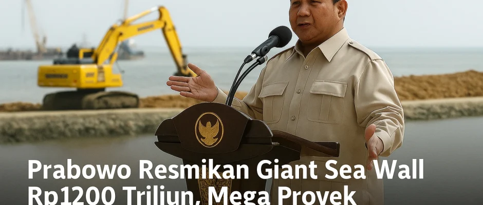 presiden prabowo, giant sea wall, proyek pemerintah, mega proyek