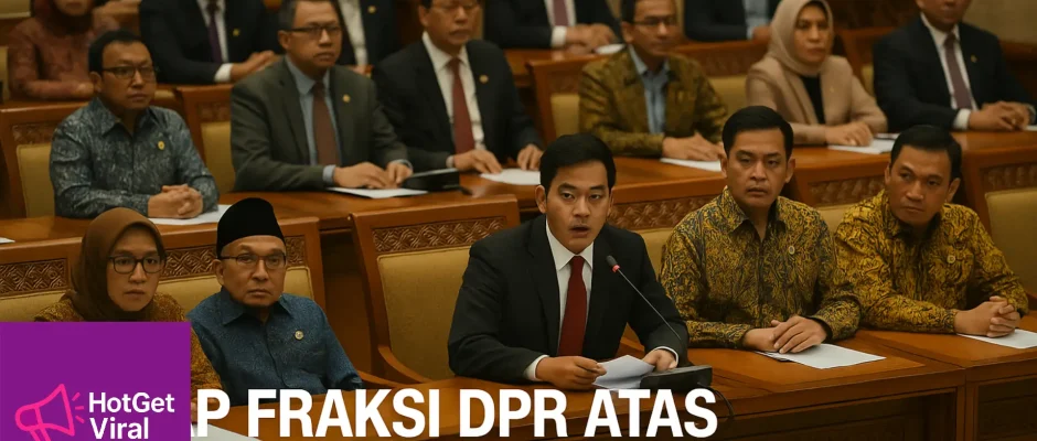 Sikap Fraksi DPR atas Surat Pemakzulan Gibran