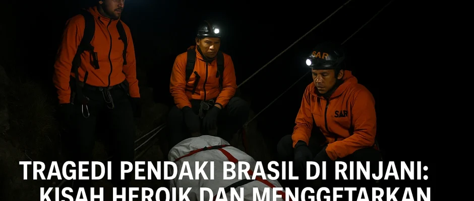 Tragedi Pendaki Brasil di Rinjani