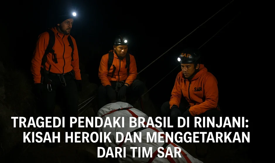 Tragedi Pendaki Brasil di Rinjani