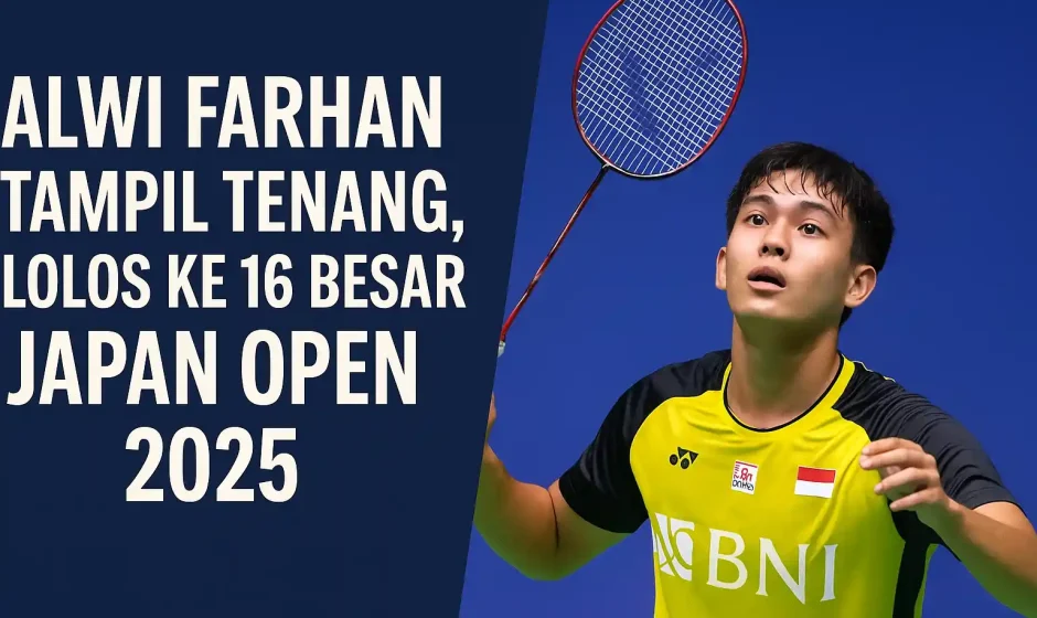 Alwi Farhan Tampil Tenang, debut Alwi Farhan