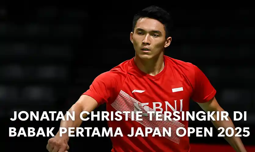 Japan Open 2025: Jonatan Christie Kalah Mudah Dibabak Pertama