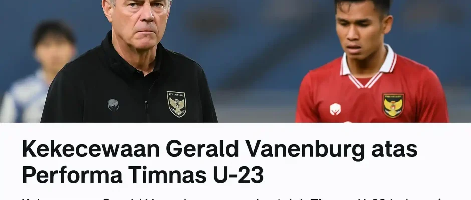 Kekecewaan Gerald Vanenburg atas Performa Timnas U-23