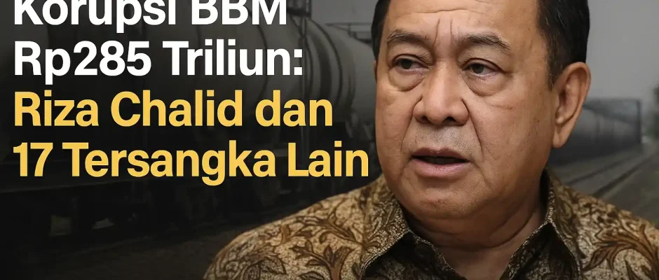 Korupsi BBM Rp285 Triliun Riza Chalid dan 17 Tersangka Lain