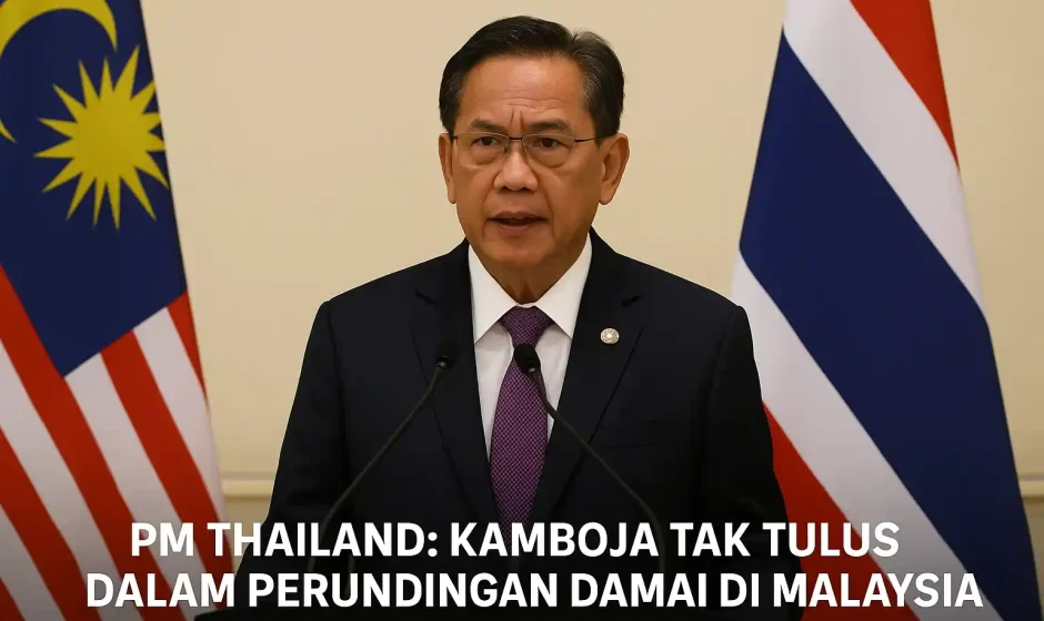 PM Thailand Sebut Kamboja Tak Tulus dalam Perundingan Damai di Malaysia