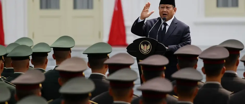 Prabowo, TNI-Polri Harus Siap Hadapi Gangguan Negara