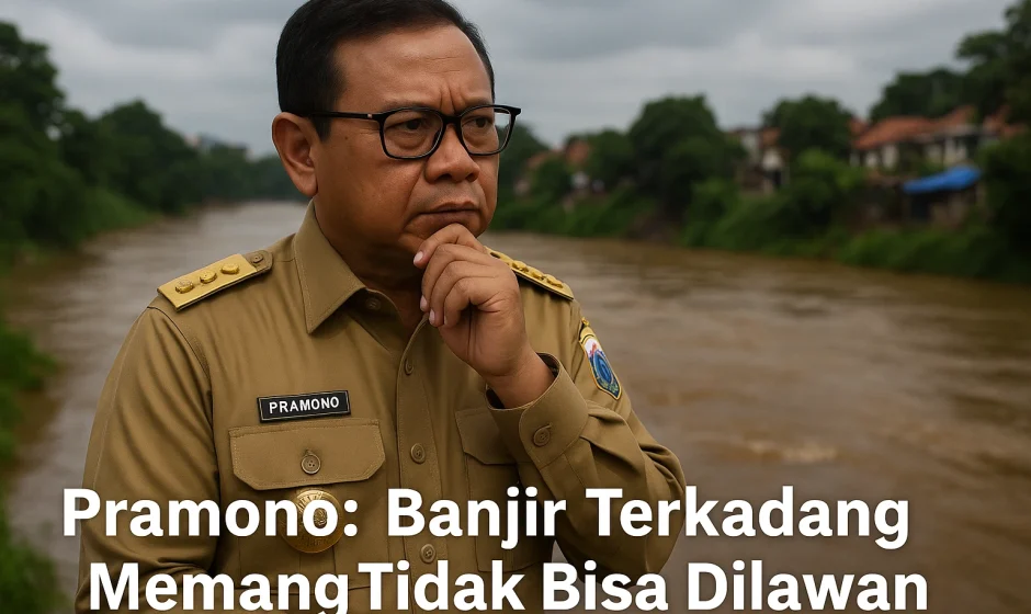 Pramono, Banjir Jakarta Kadang Sulit Dilawan, Fokus Mitigasi
