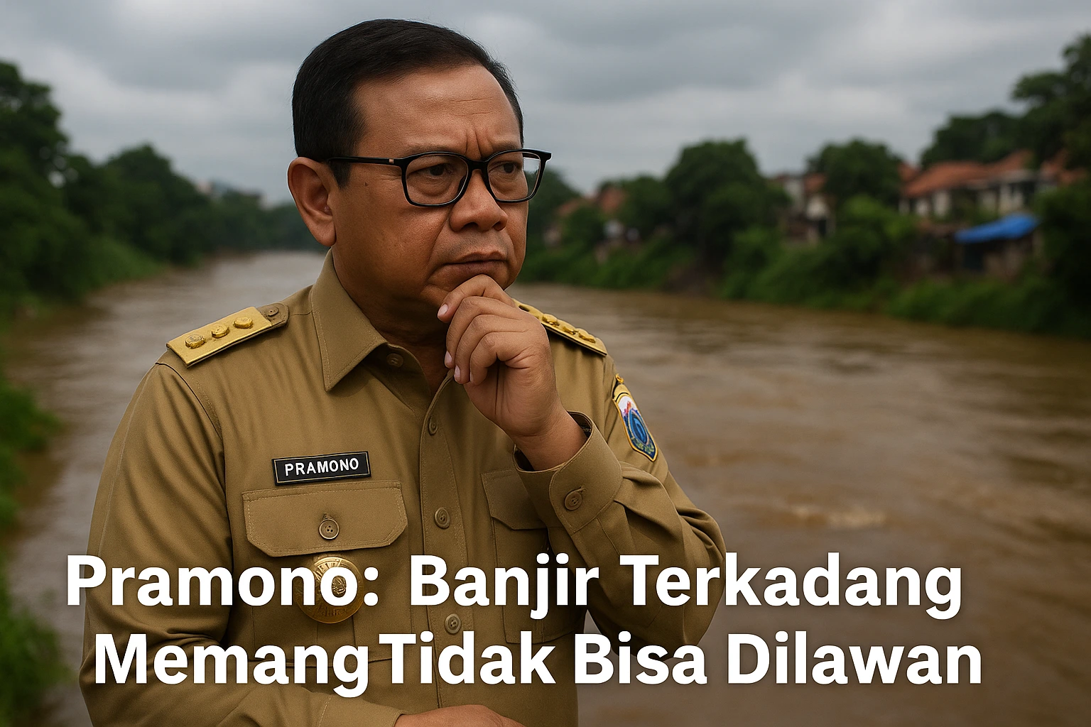 Pramono, Banjir Jakarta Kadang Sulit Dilawan, Fokus Mitigasi