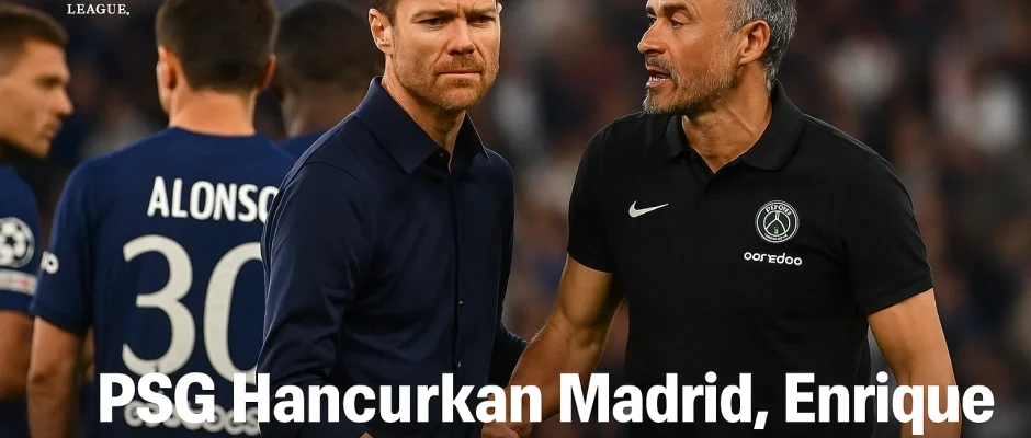PSG Bungkam Madrid 4-0, Enrique Bela Alonso Usai Kekalahan