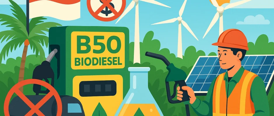 program B50, stop impor solar, biodiesel sawit, ESDM