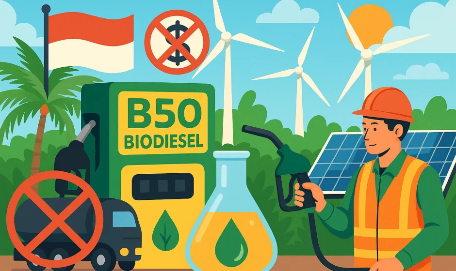 program B50, stop impor solar, biodiesel sawit, ESDM