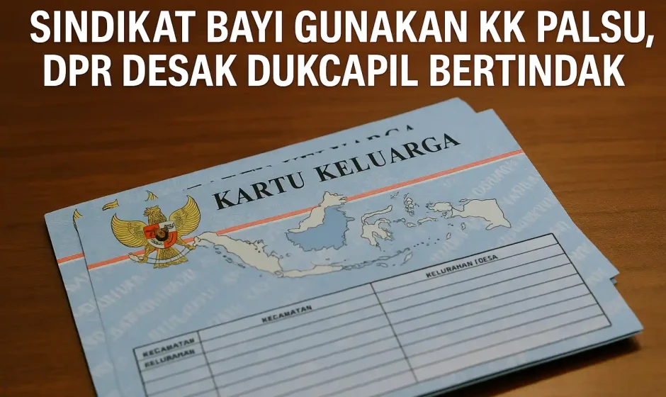 Sindikat Jual Beli Bayi Gunakan KK Palsu, DPR Desak Tindakan Tegas