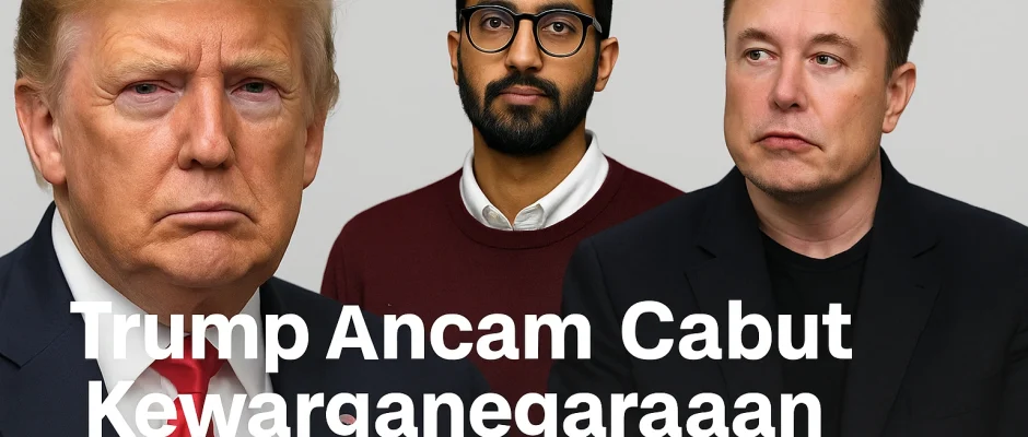 Trump Ancam Cabut Kewarganegaraan Mamdani & Musk
