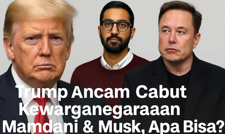 Trump Ancam Cabut Kewarganegaraan Mamdani & Musk