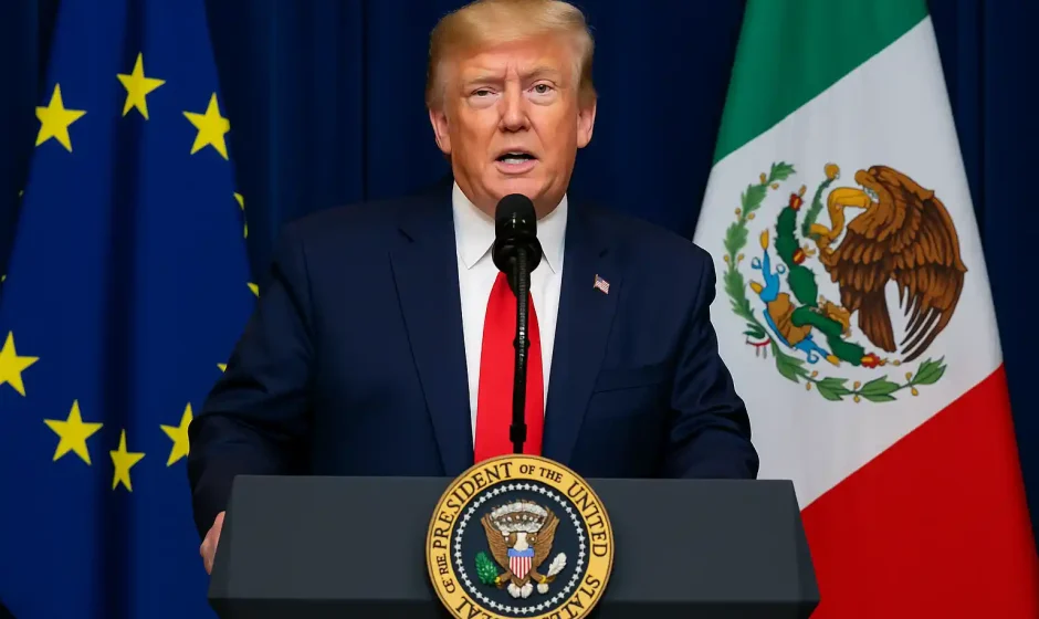 Trump Terapkan Tarif 30% ke Produk UE dan Meksiko