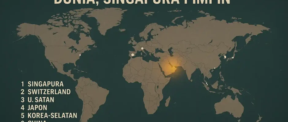 10 Negara Maju Teknologi Dunia, Singapura Pimpin