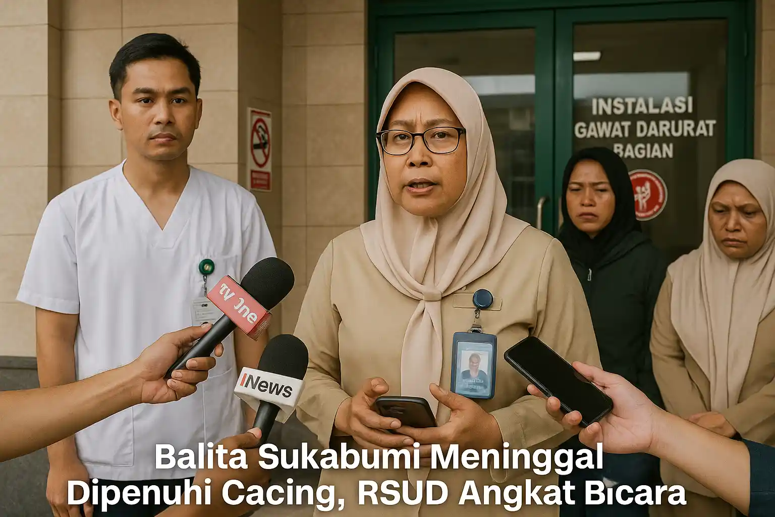 Balita Sukabumi Cacing Meninggal, RSUD Responsinya Kritis