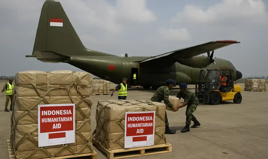 Indonesia Kirim Bantuan ke Gaza Saat HUT ke-80 RI