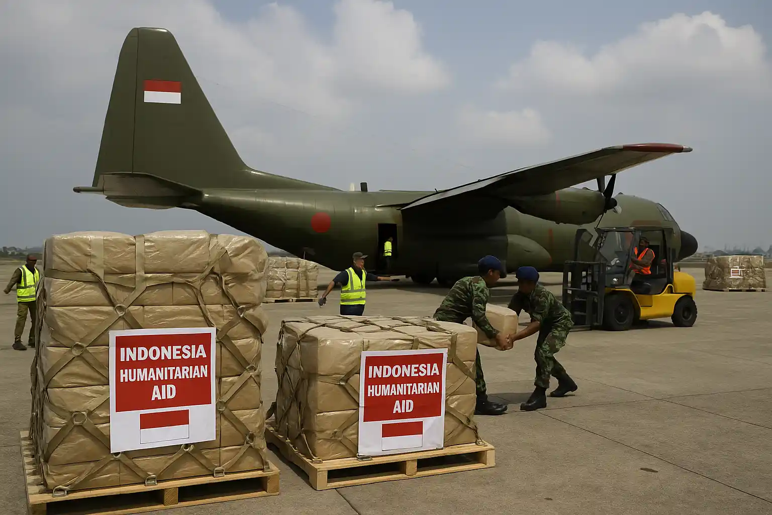 Indonesia Kirim Bantuan ke Gaza Saat HUT ke-80 RI