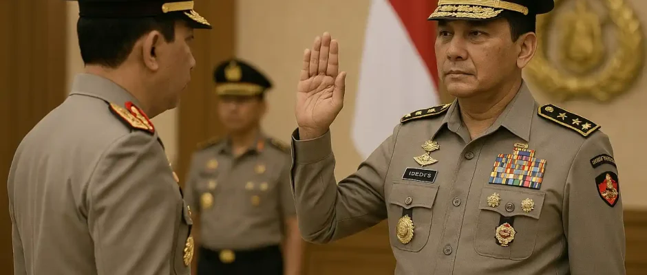 Dedi Prasetyo Jadi Wakapolri Resmi Dilantik Kapolri