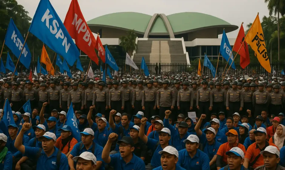 Demo Buruh DPR Jadi Fokus Utama Aksi