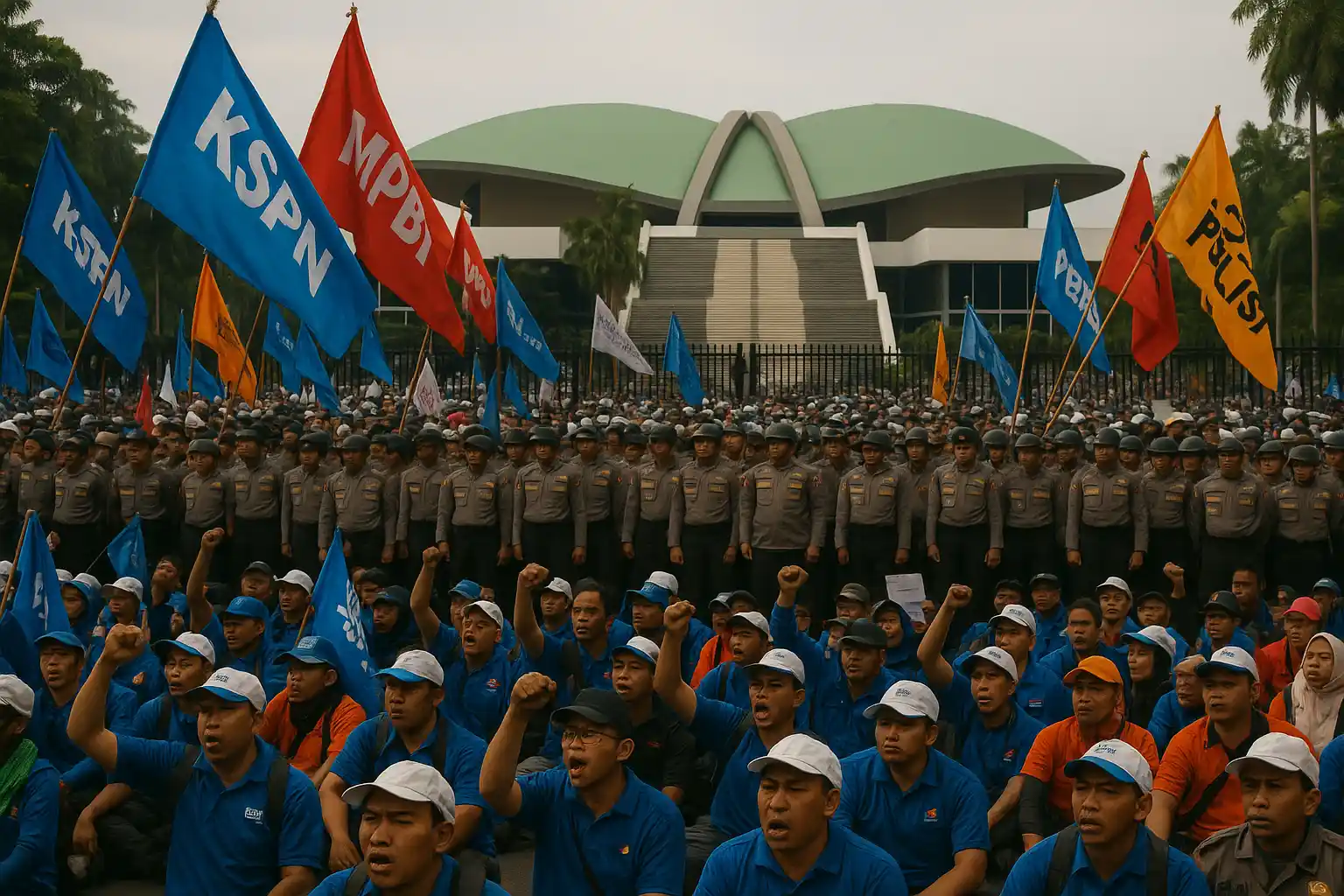 Demo Buruh DPR Jadi Fokus Utama Aksi