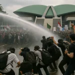 Demo masuk tol Dalkot picu kemacetan parah di Jakarta