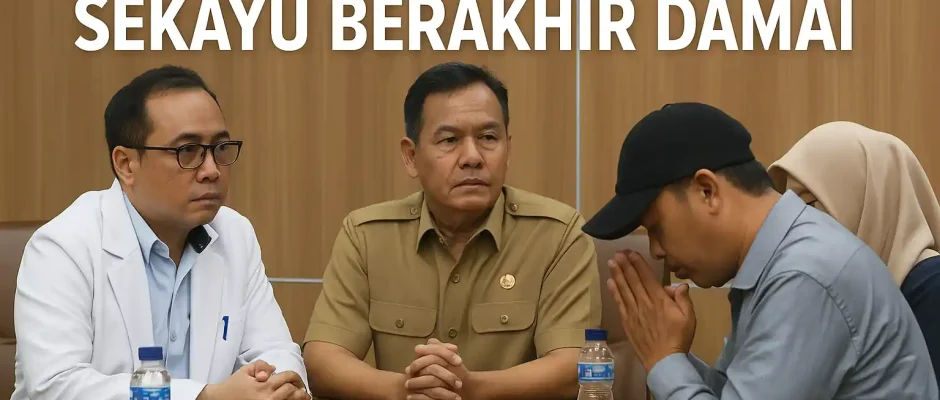 Intimidasi Dokter RSUD Sekayu Berakhir Damai
