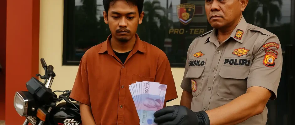Kasus Motor Uang Mainan Gegerkan Mojokerto