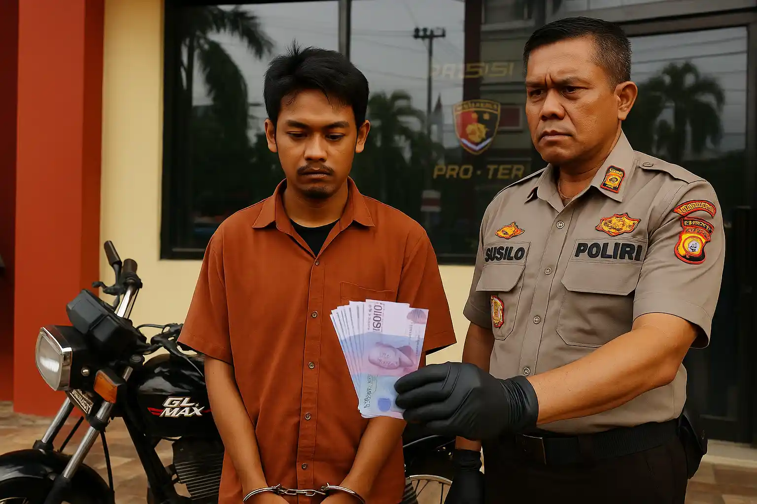 Kasus Motor Uang Mainan Gegerkan Mojokerto