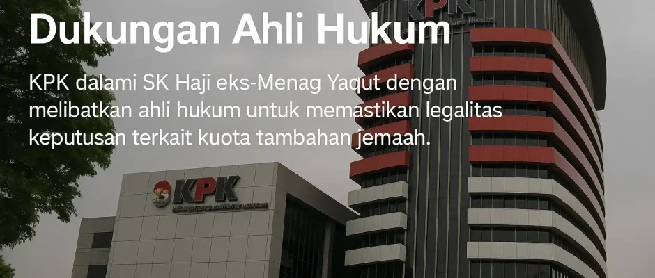 KPK Dalami SK Haji dengan Dukungan Ahli Hukum