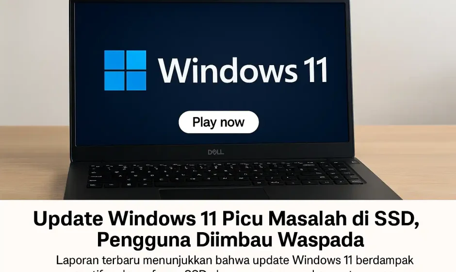 Masalah Update Windows 11 Picu Gangguan SSD