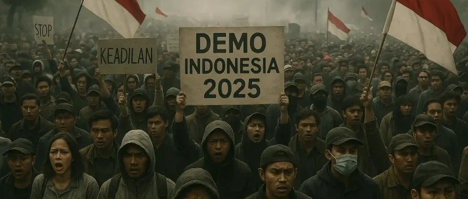 Media Asing Soroti Demo Indonesia 2025 Besar-Besaran