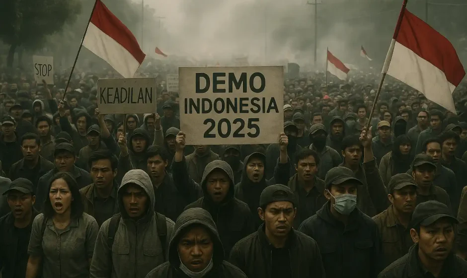 Media Asing Soroti Demo Indonesia 2025 Besar-Besaran
