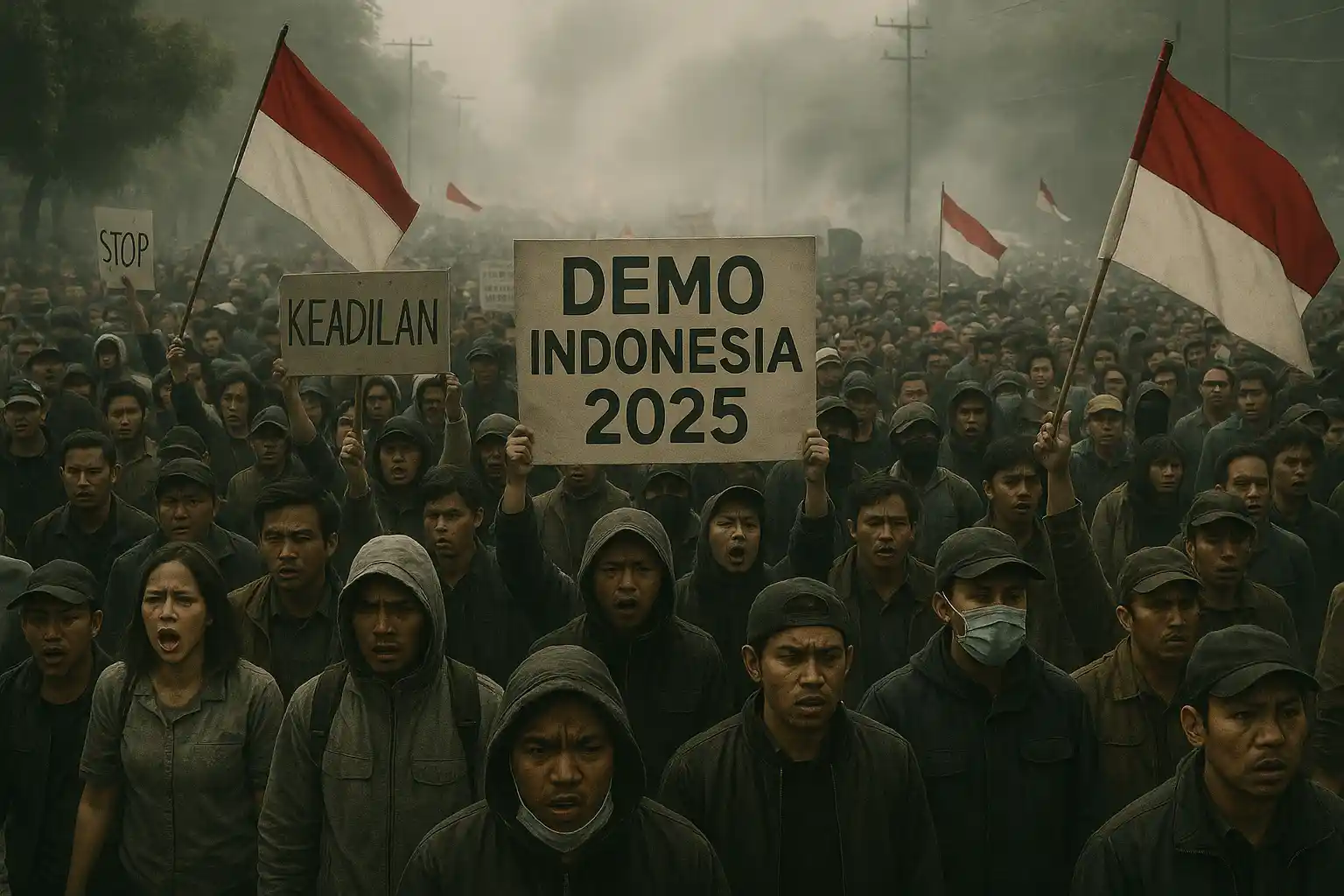 Media Asing Soroti Demo Indonesia 2025 Besar-Besaran