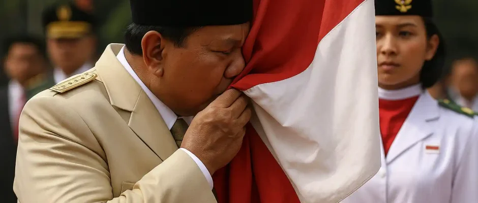 Momen Haru Prabowo di Istana Merdeka