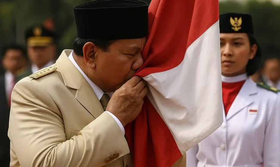 Momen Haru Prabowo di Istana Merdeka