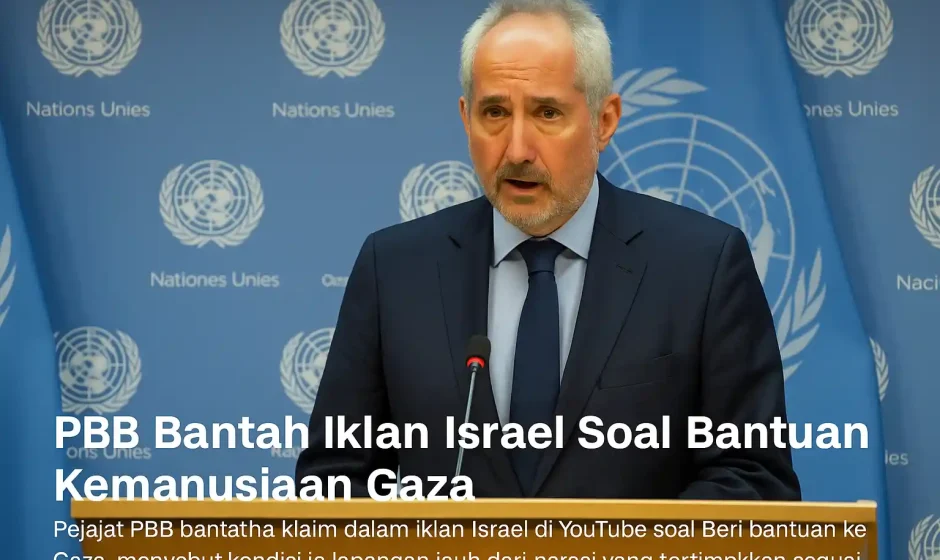 PBB Bantah Iklan Israel Soal Bantuan Kemanusiaan Gaza