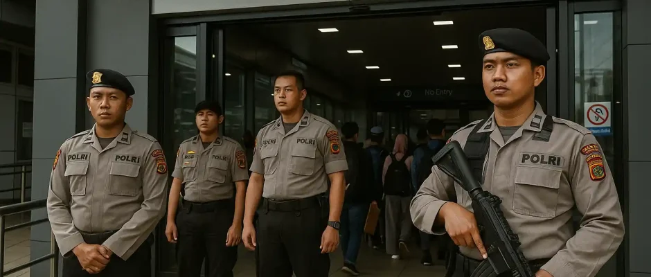 Polisi Amankan Puluhan Pelajar Demo Stasiun di Jakarta