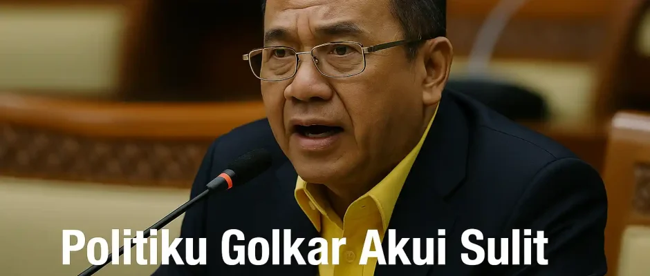 Politikus Golkar Akui Sulit Dapat Duit Halal DPR