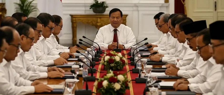 Prabowo Gelar Sidang Kabinet di Istana Negara