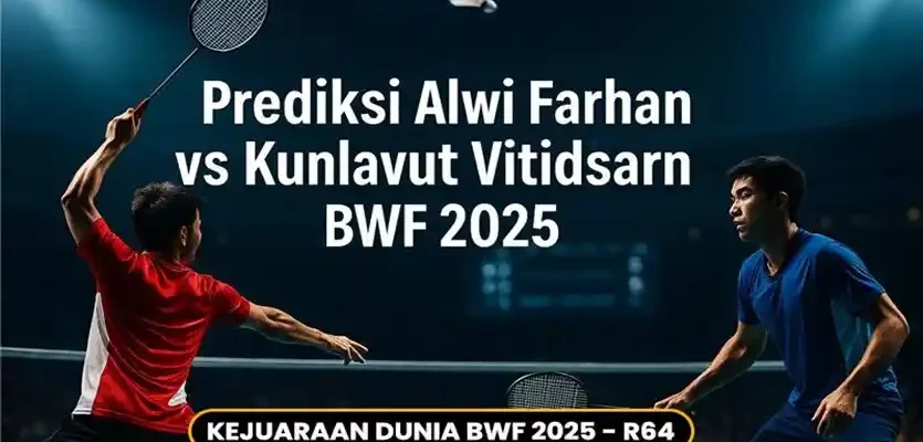 Prediksi Alwi Farhan vs Kunlavut Vitidsarn BWF 2025