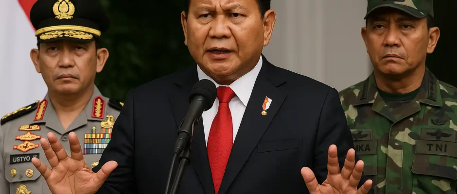 Presiden Tanggapi Aksi Anarkis dengan Langkah Tegas