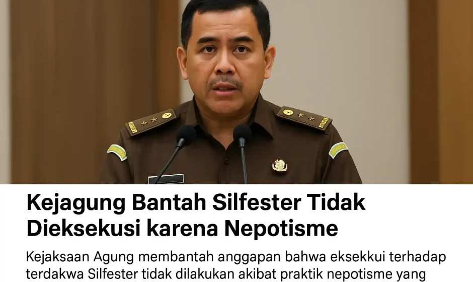 Silfester Matutina PK Tidak Menunda Eksekusi