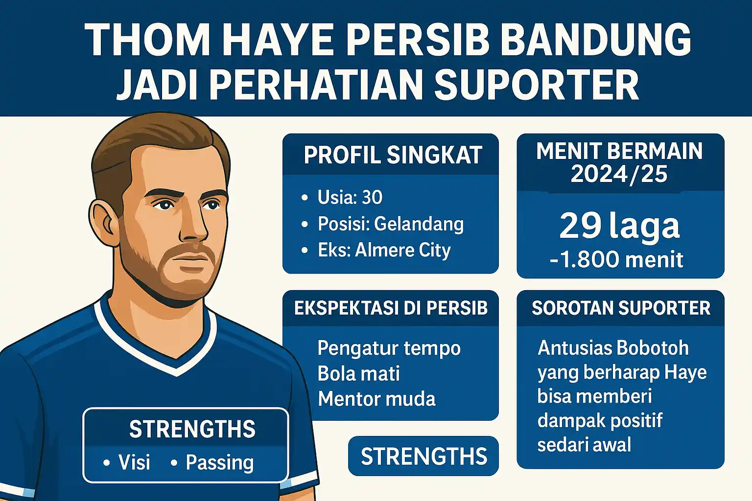 Thom Haye Persib Bandung Jadi Perhatian Suporter